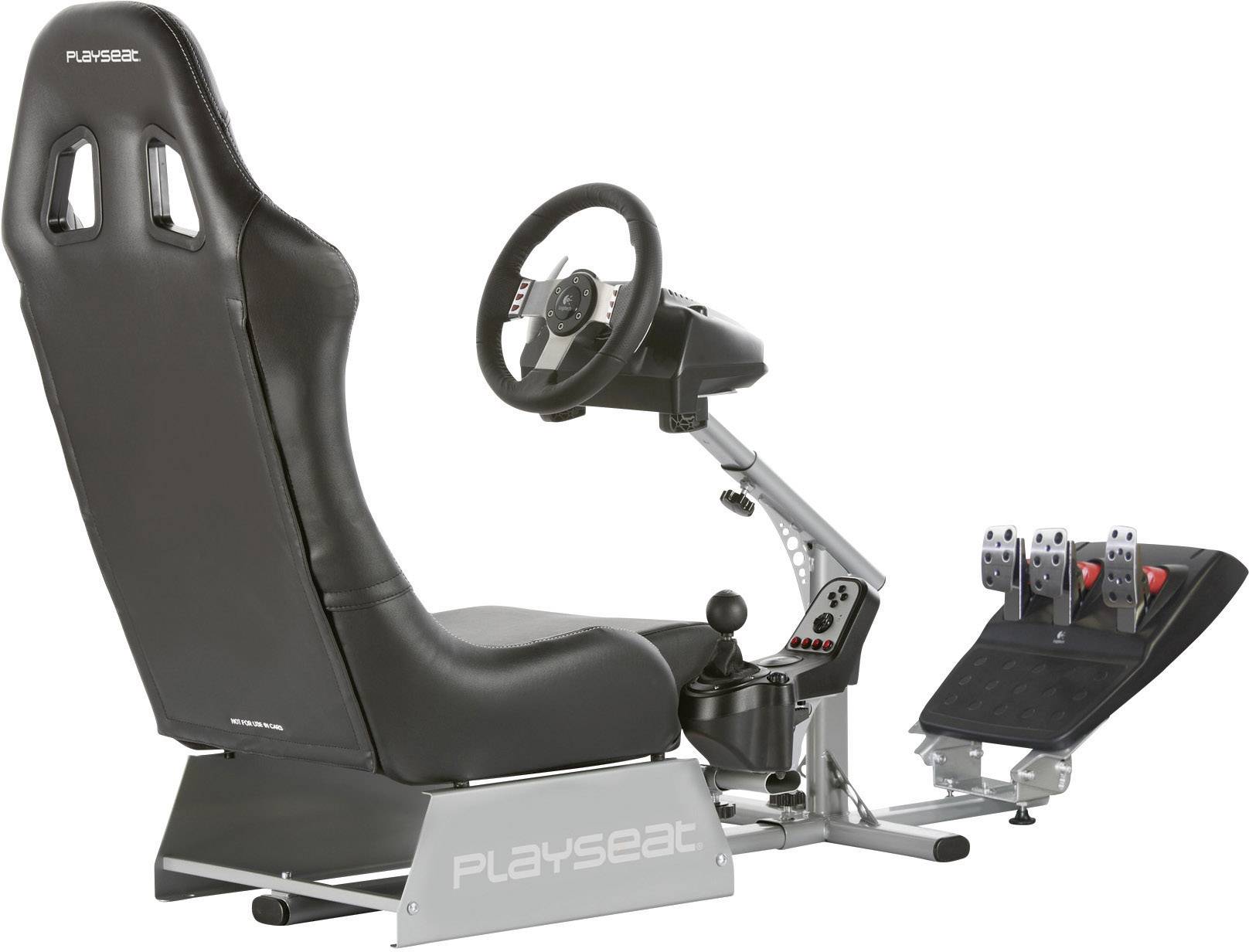 Playseats Evolution M Black Silver Schwarz, Silber