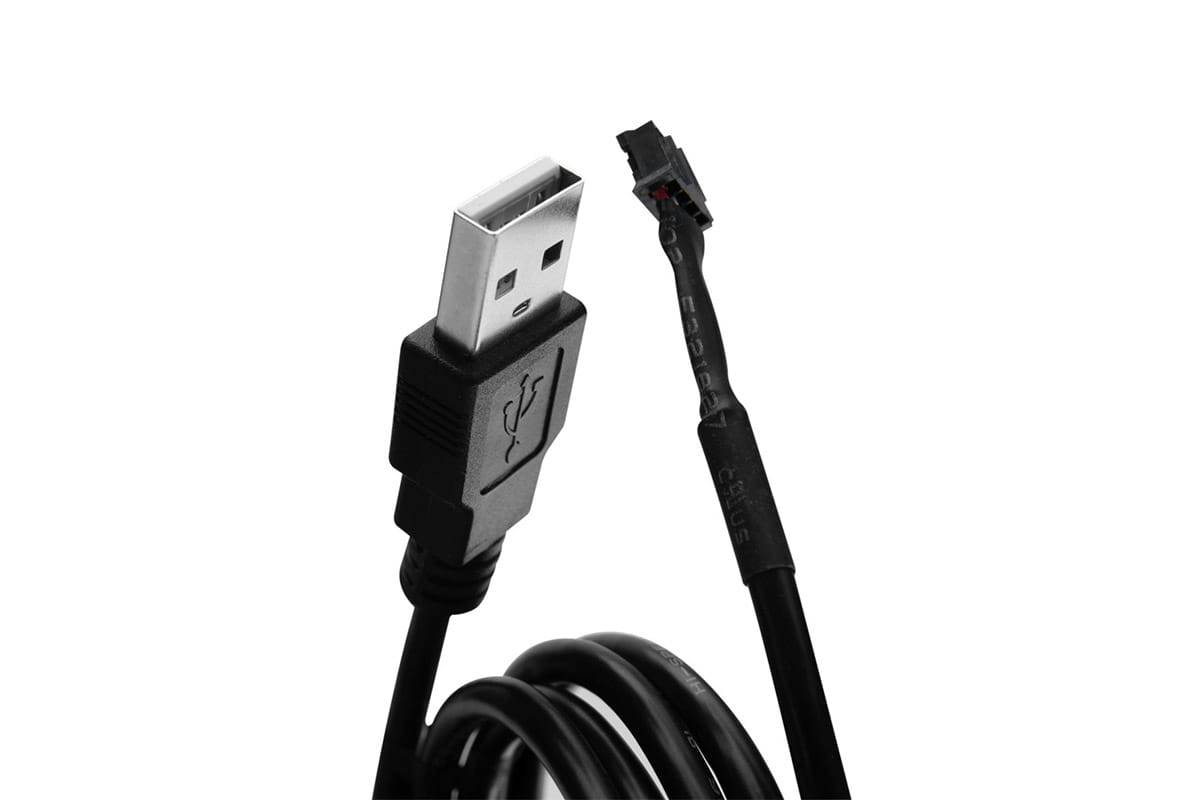 EK Water Blocks EK-Loop Connect externes USB Kabel - 1m, schwarz Gehäuse Gehäusezubehör