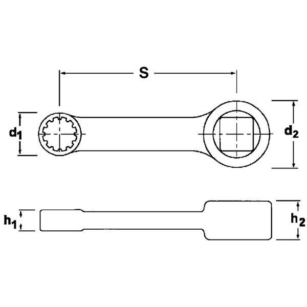Stahlwille 447aSP 9 Spline-Drive-Adapter 3/8"