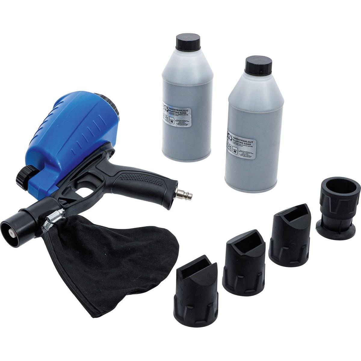 BGS 70057 Druckluft-Sandstrahlpistole inkl. Zubehö r, 3-tlg.