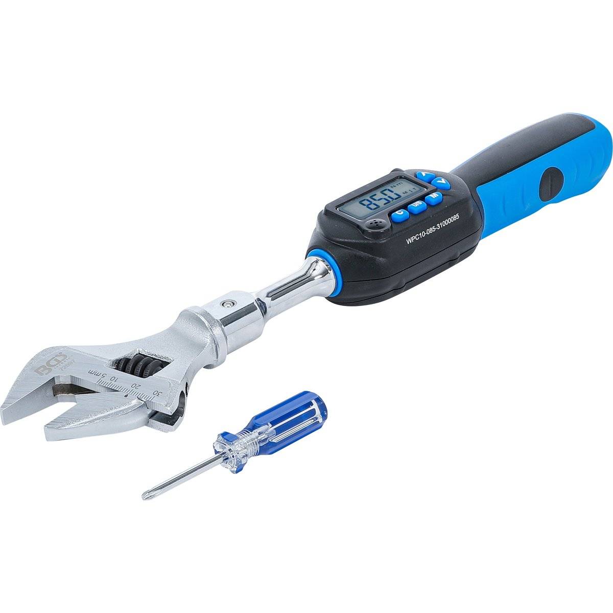BGS 72097 Digitaler Drehmoment-Rollgabelschlüssel, 4,2 - 85 Nm
