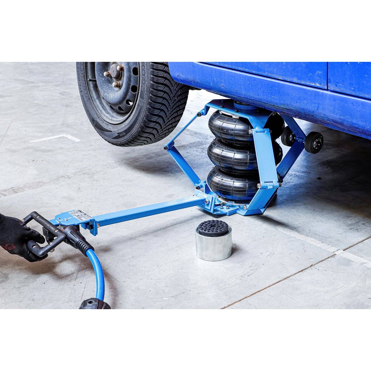 BGS 71010 Pneumatischer Ballon-Wagenheber 2t 505mm fahrbar, max. 505 mm, 2000 kg