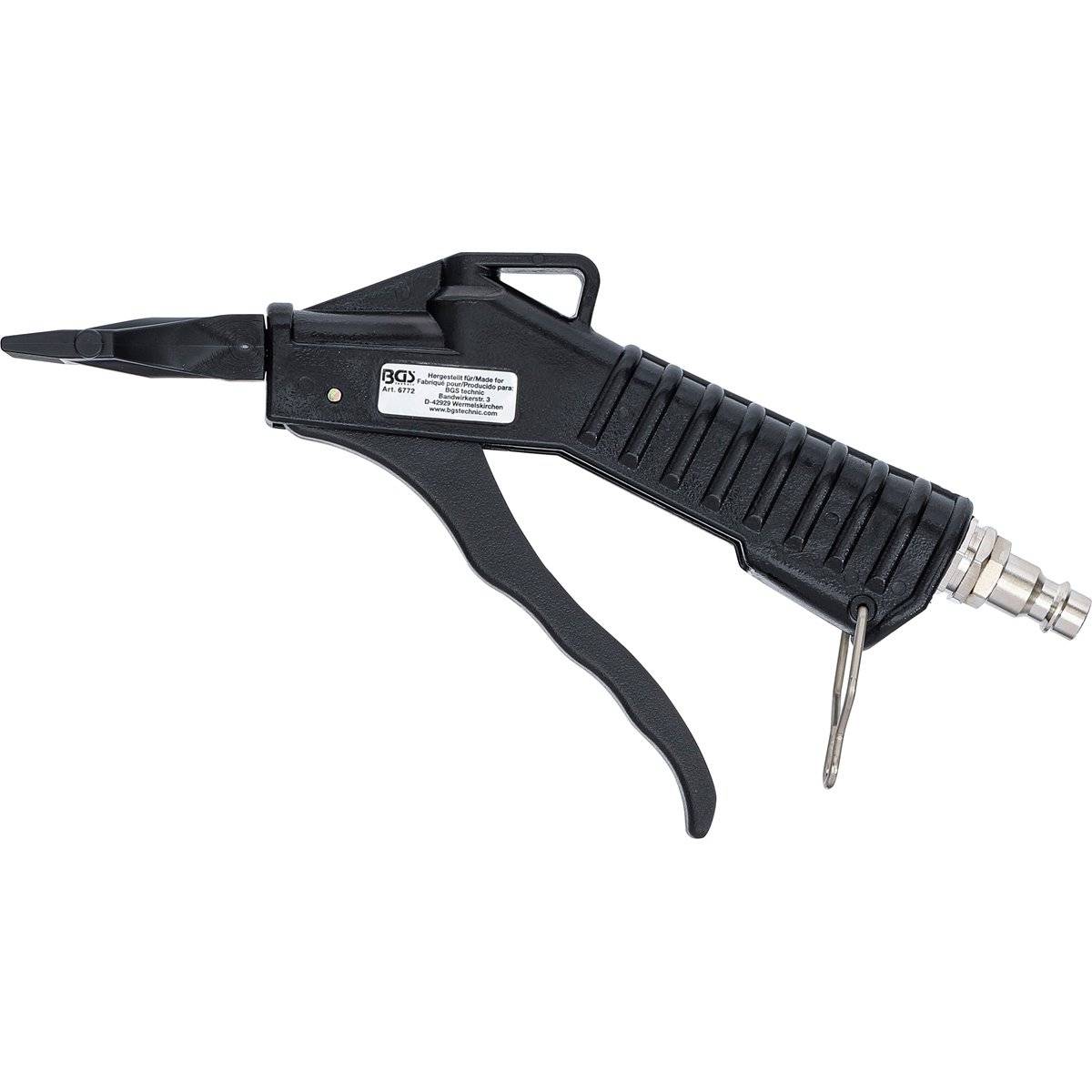 BGS 6772 Druckluft-Ausblaspistole, mit Flachdüse