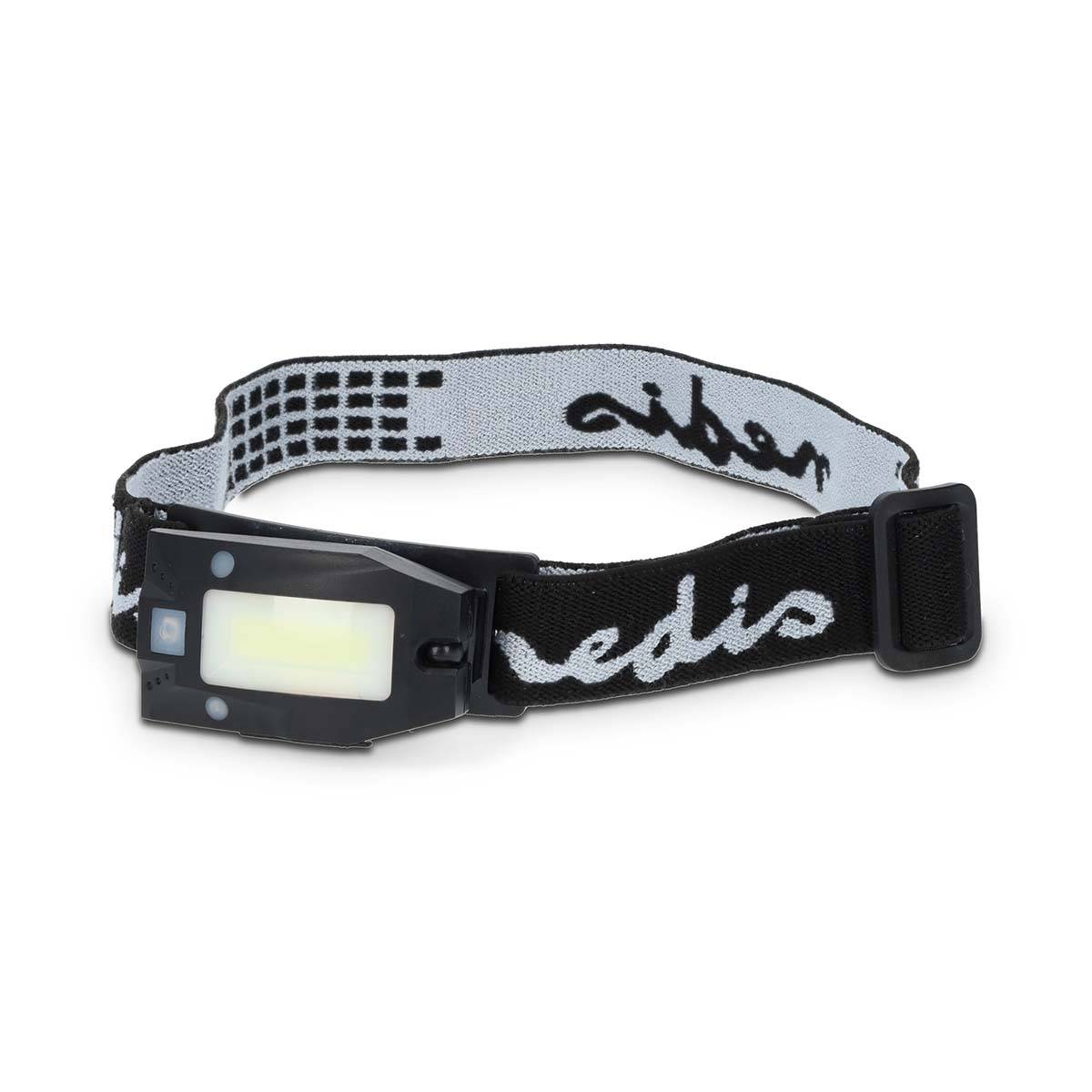 LED-Stirnlampe IPX4 180lm 360° neigbar akku Schwarz