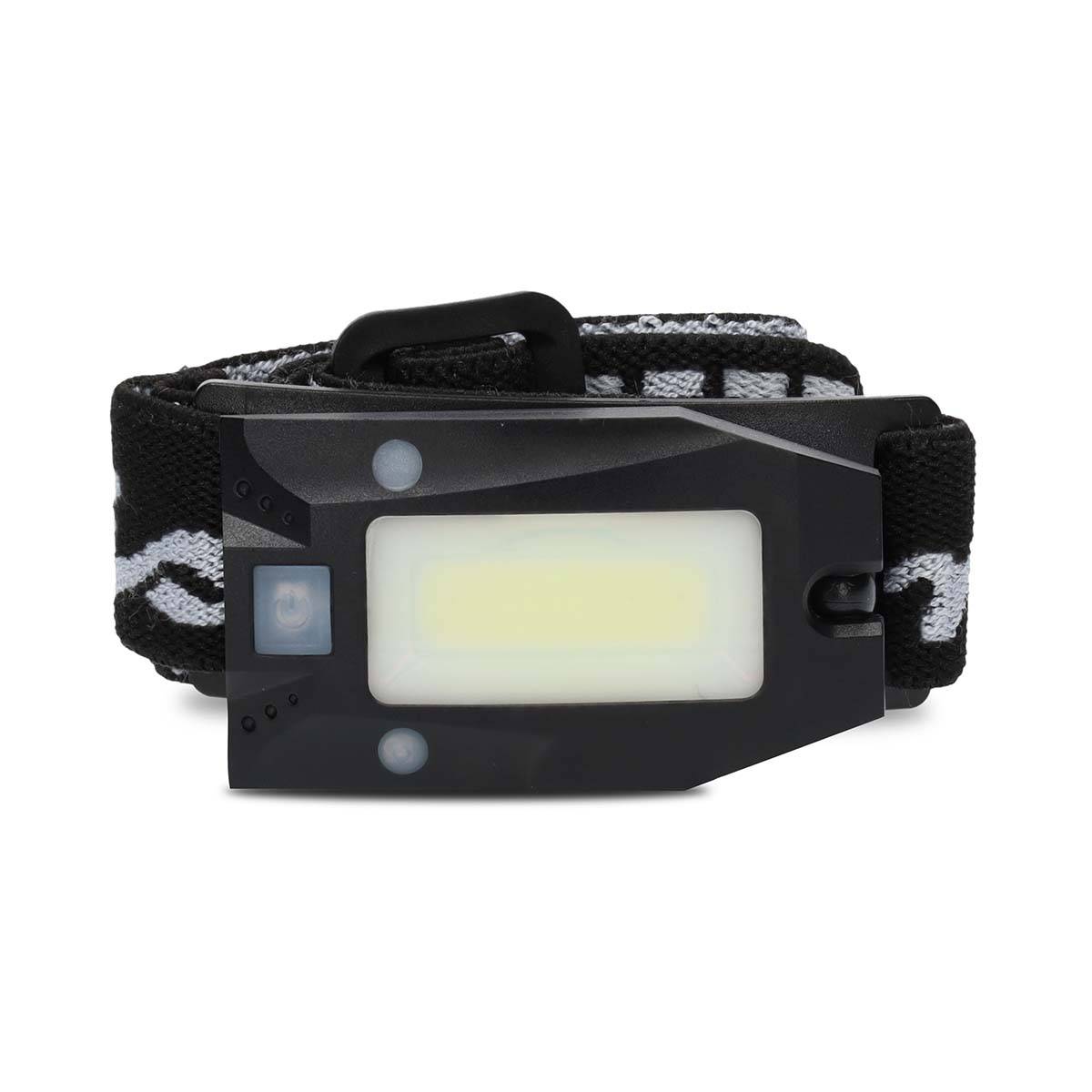 LED-Stirnlampe IPX4 180lm 360° neigbar akku Schwarz