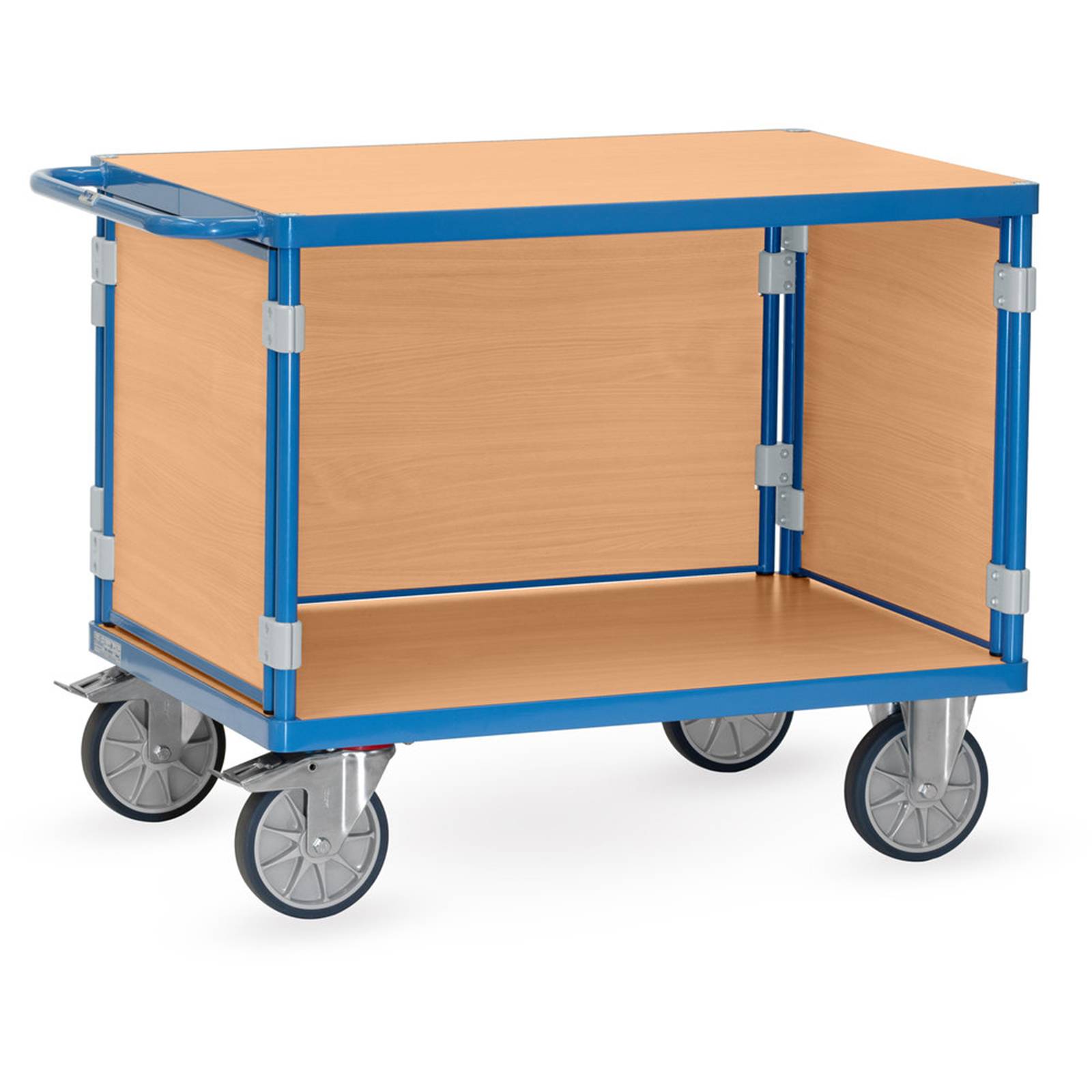 Fetra Dreiwand-Tischwagen MultiVario Baukasten-System Ladefläche 1000x700mm
