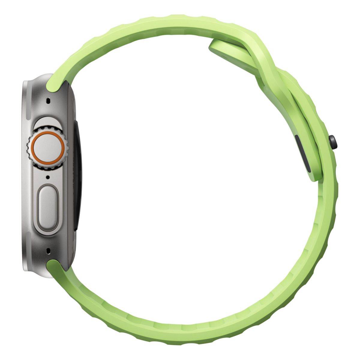 Nomad Sport Band, Band, Smartwatch, Hellgrün, Apple, Ultra / 46mm, Gummi