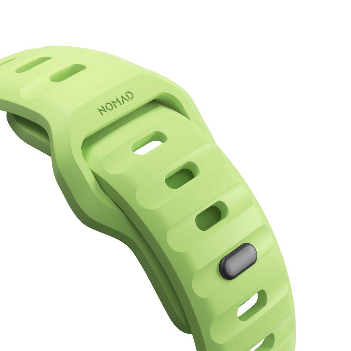 Nomad Sport Band, Band, Smartwatch, Hellgrün, Apple, Ultra / 46mm, Gummi