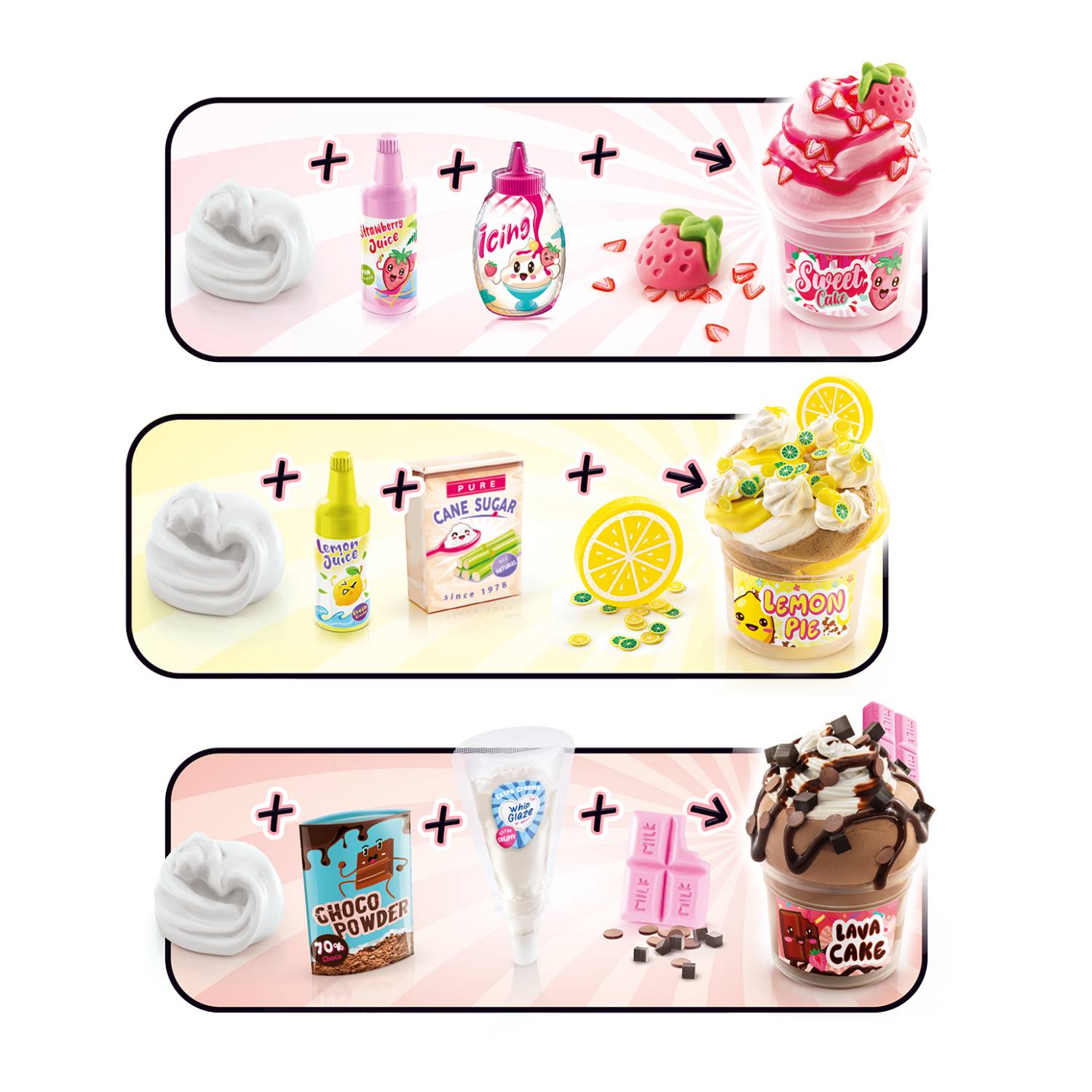 Canal Toys So Slime Yummy Twist 'n Slime, Kochset für Kinder, 6 Jahr(e), Mehrfarbig