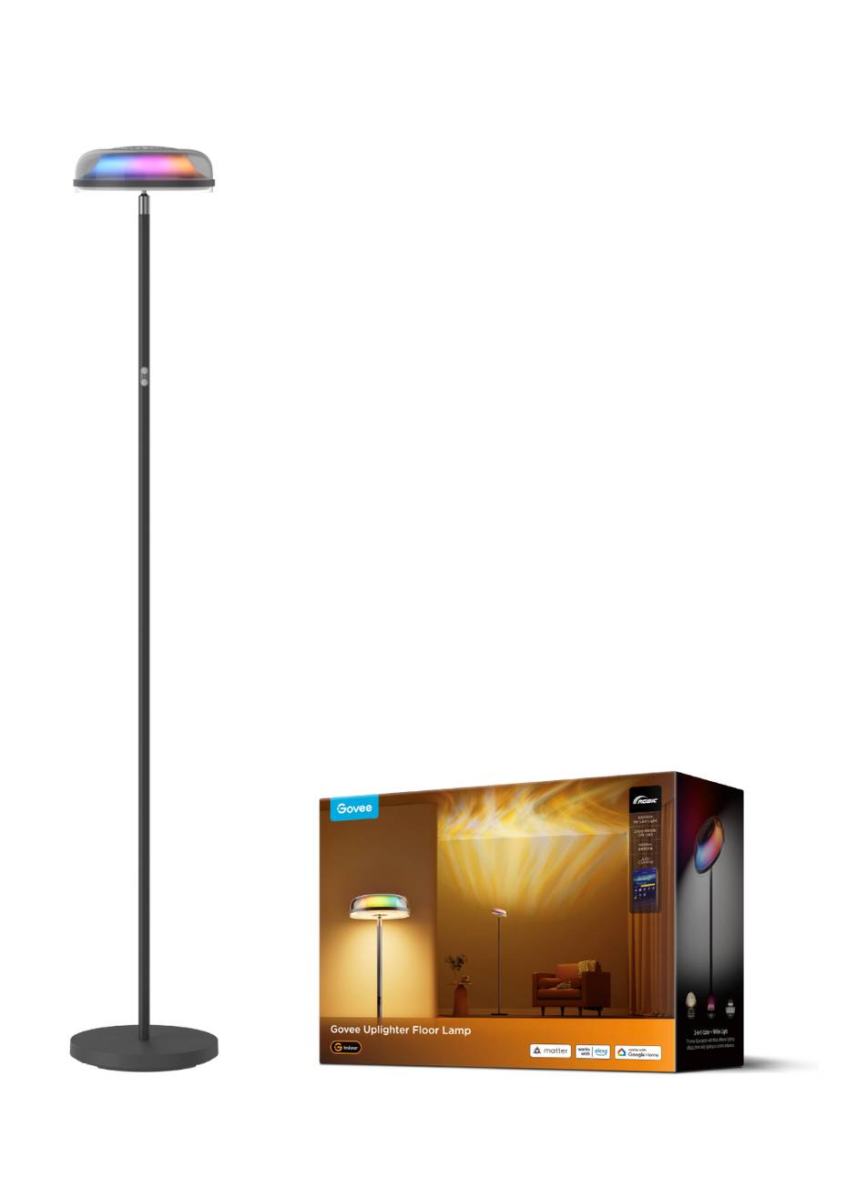 Govee - Uplighter Floor LampAufwärts RGBWW Wellenbeleuchtung / Abwärts WW