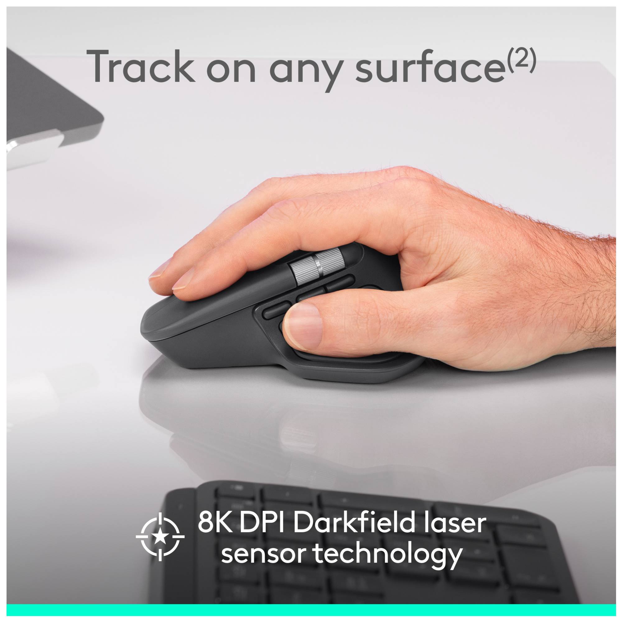 Logitech MX Master 4 for Business kabellose Maus, Graphite 910-007617