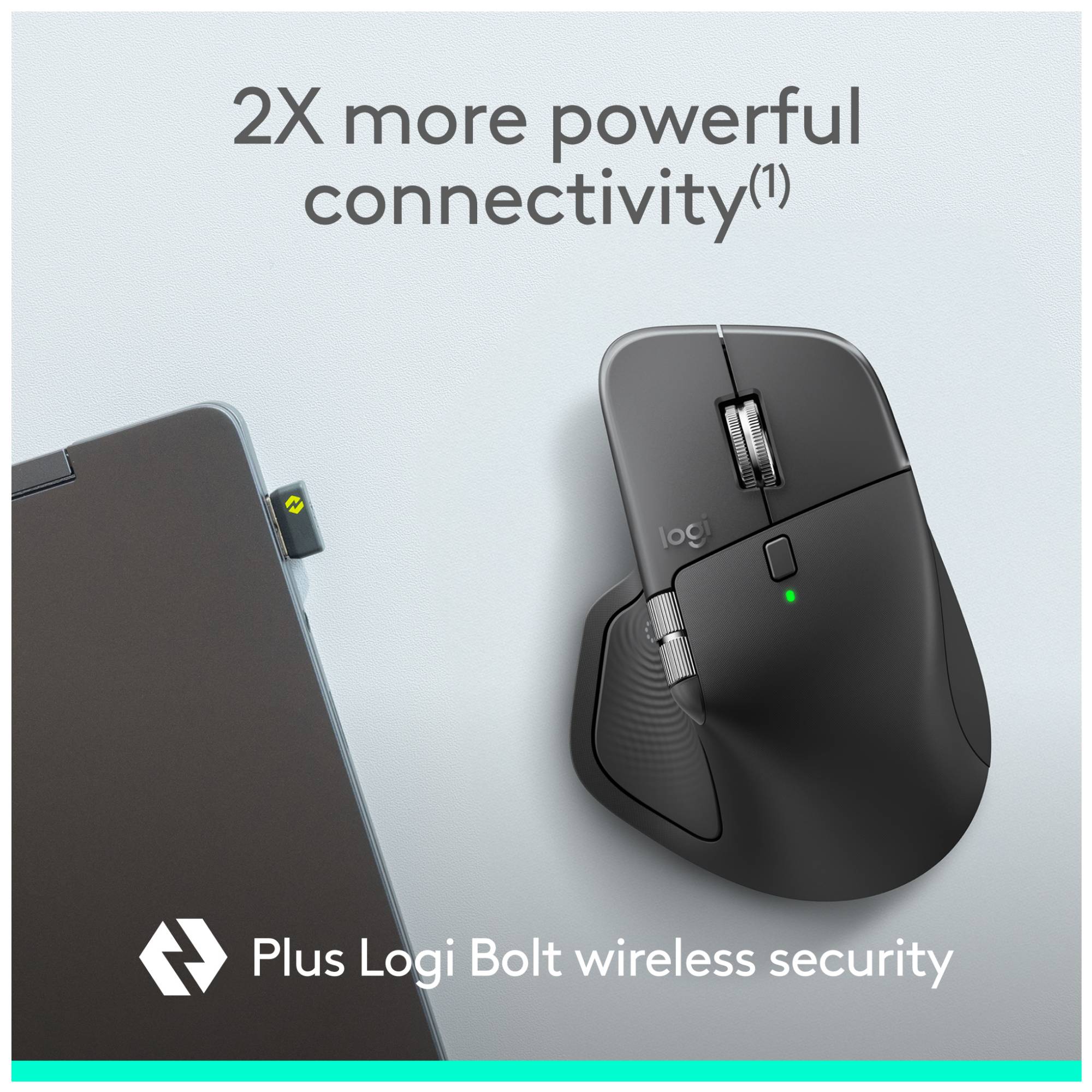 Logitech MX Master 4 for Business kabellose Maus, Graphite 910-007617