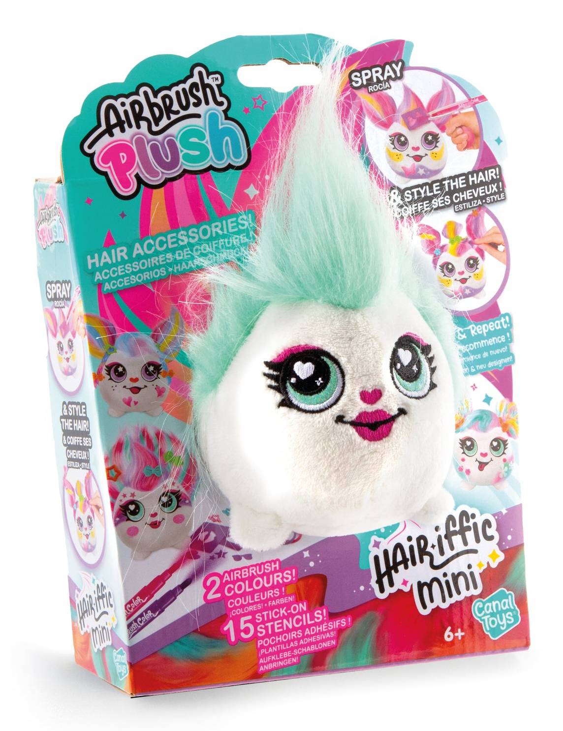 Canal Toys Airbrush Plush AIR038, Hairstyling, 6 Jahr(e)