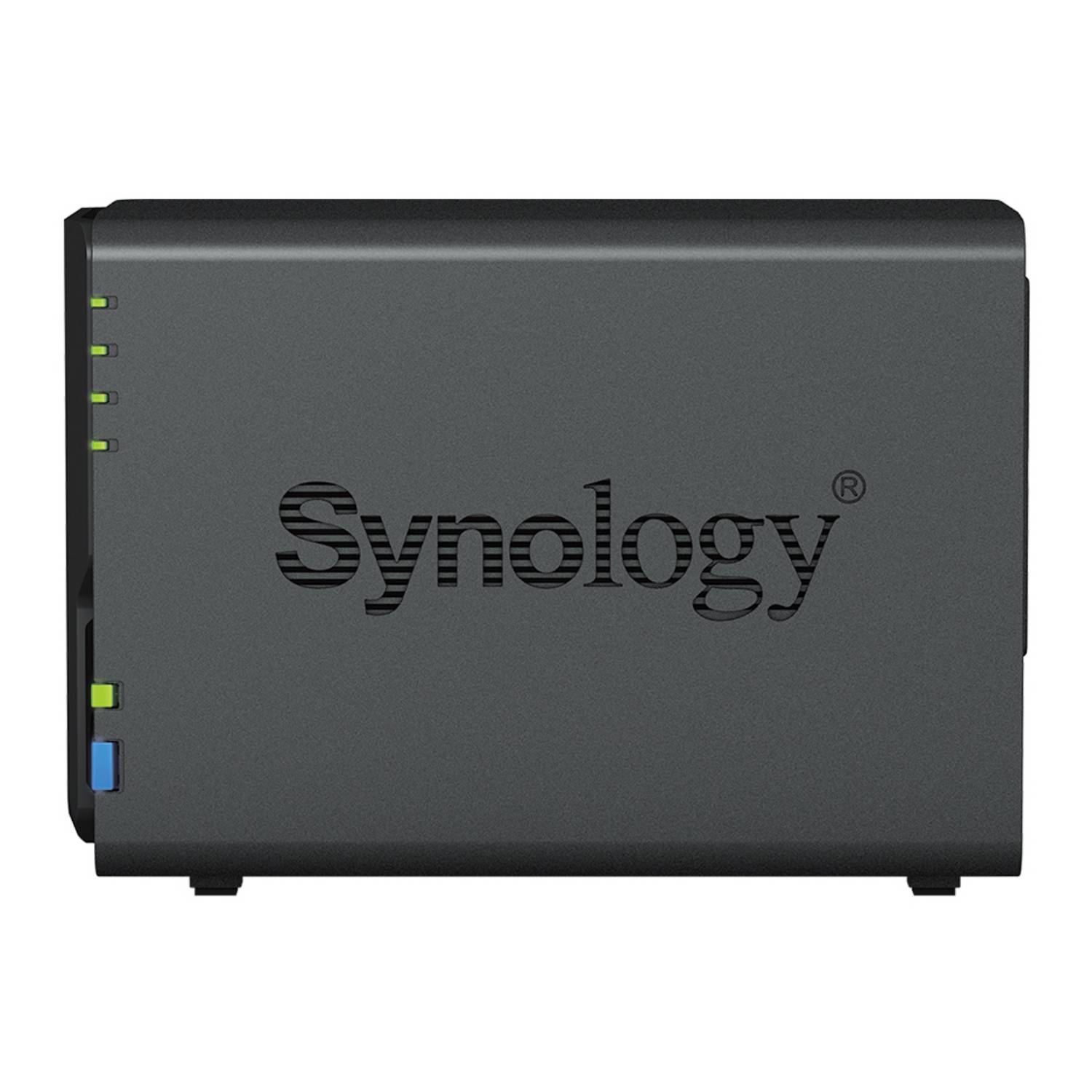 Synology DiskStation DS223 2-bay NAS server empty chassis + 2x4TB WD Red 40EFPX - Storage server - N
