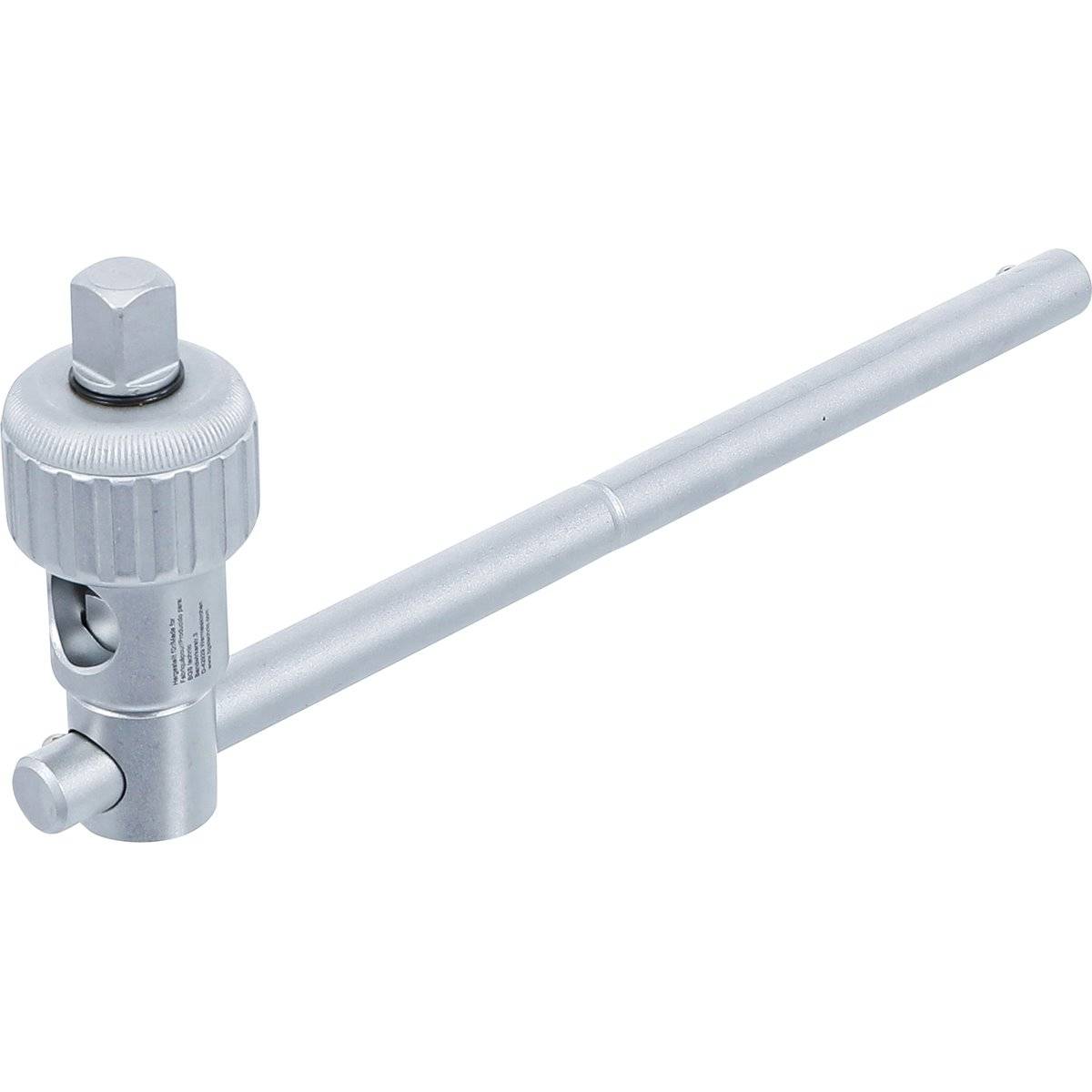 BGS 71047 Steckschlüssel-Adapter mit Ratschenfunkt ion, mit Gleitgriff, Abtrieb 12,5 mm (1/2")