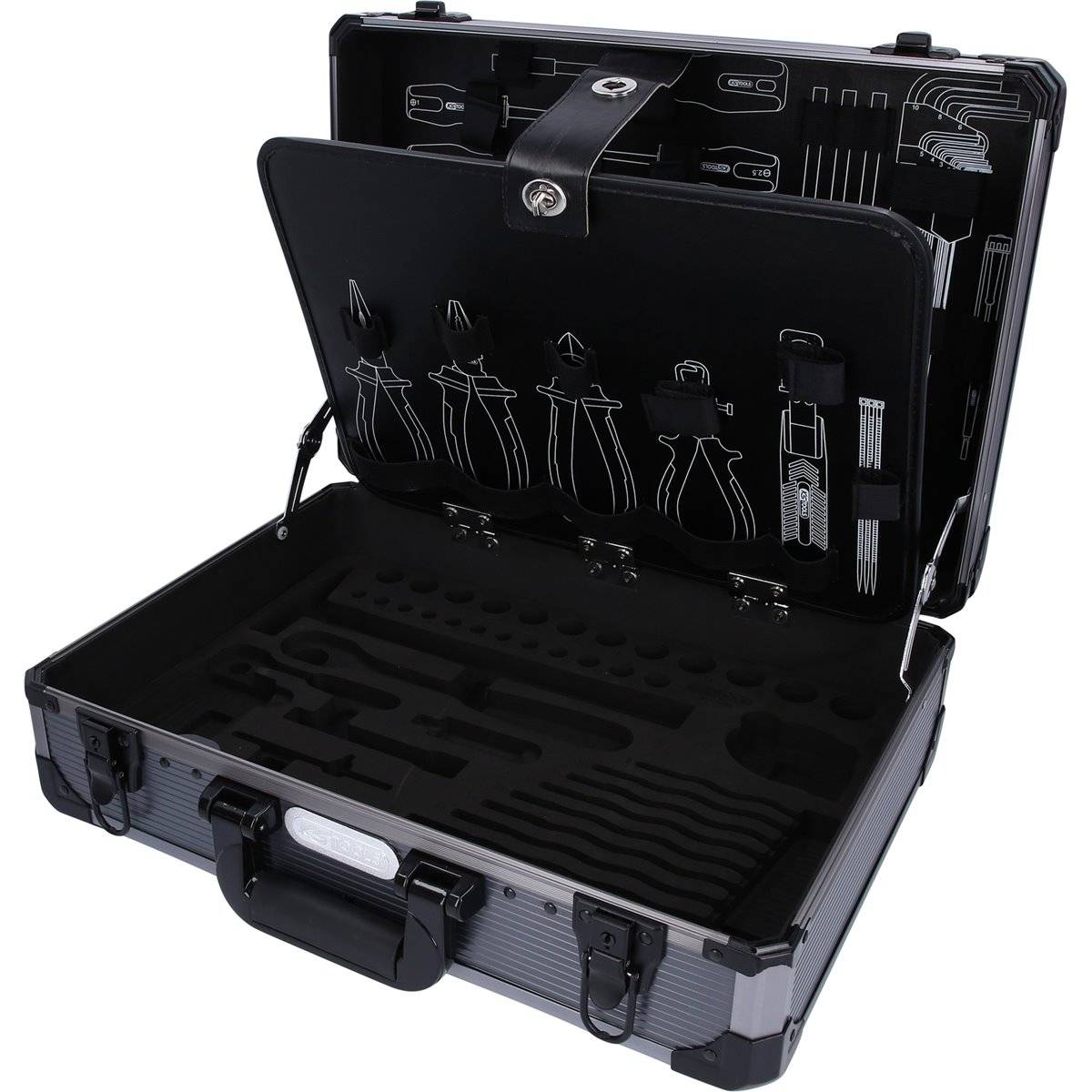 KS-Tools 911.0628-99 Aluminium-Leerkoffer für 911. 0628