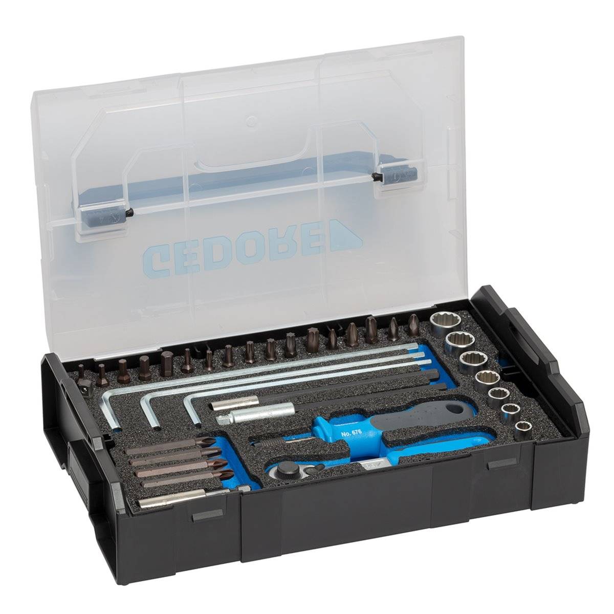 Gedore 1102-038 Bit-Satz 1/4" FLEX 38-teilig mit Bit-Knarre