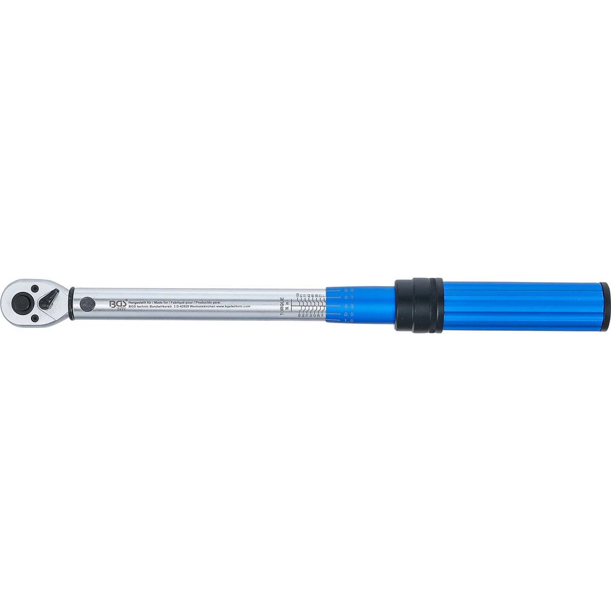 BGS 2843 Drehmomentschlüssel, Abtrieb Außenvierkan t 10 mm (3/8"), 7 - 105 Nm
