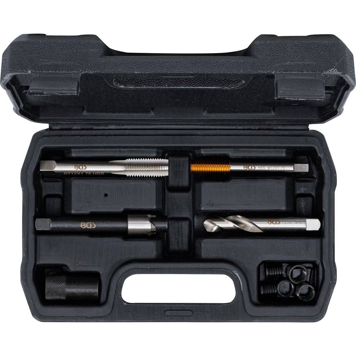 BGS 74243 Reparatursatz für Öl-Ablass-Gewinde, für Aluminium-Ölwannen, M12 x 1,75 mm