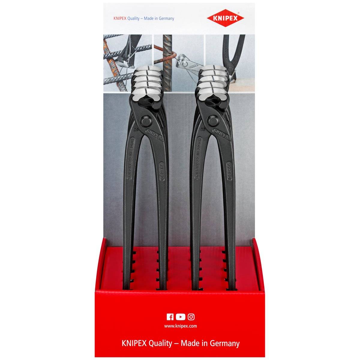Knipex-Werk Thekendisplay 10-tlg. 00 18 01 V22