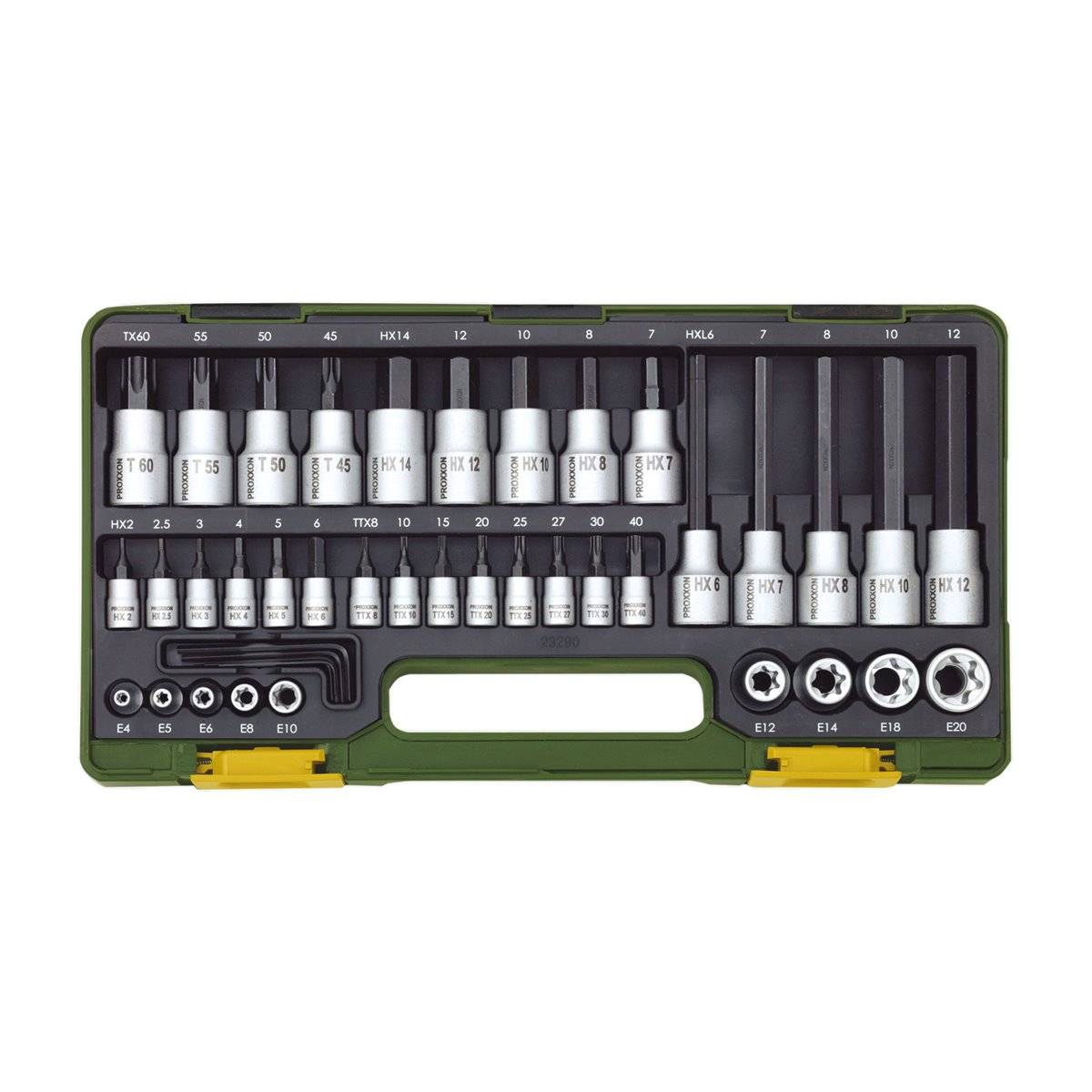 Proxxon 23290 Innensechskant & TX-Satz 42-teilig