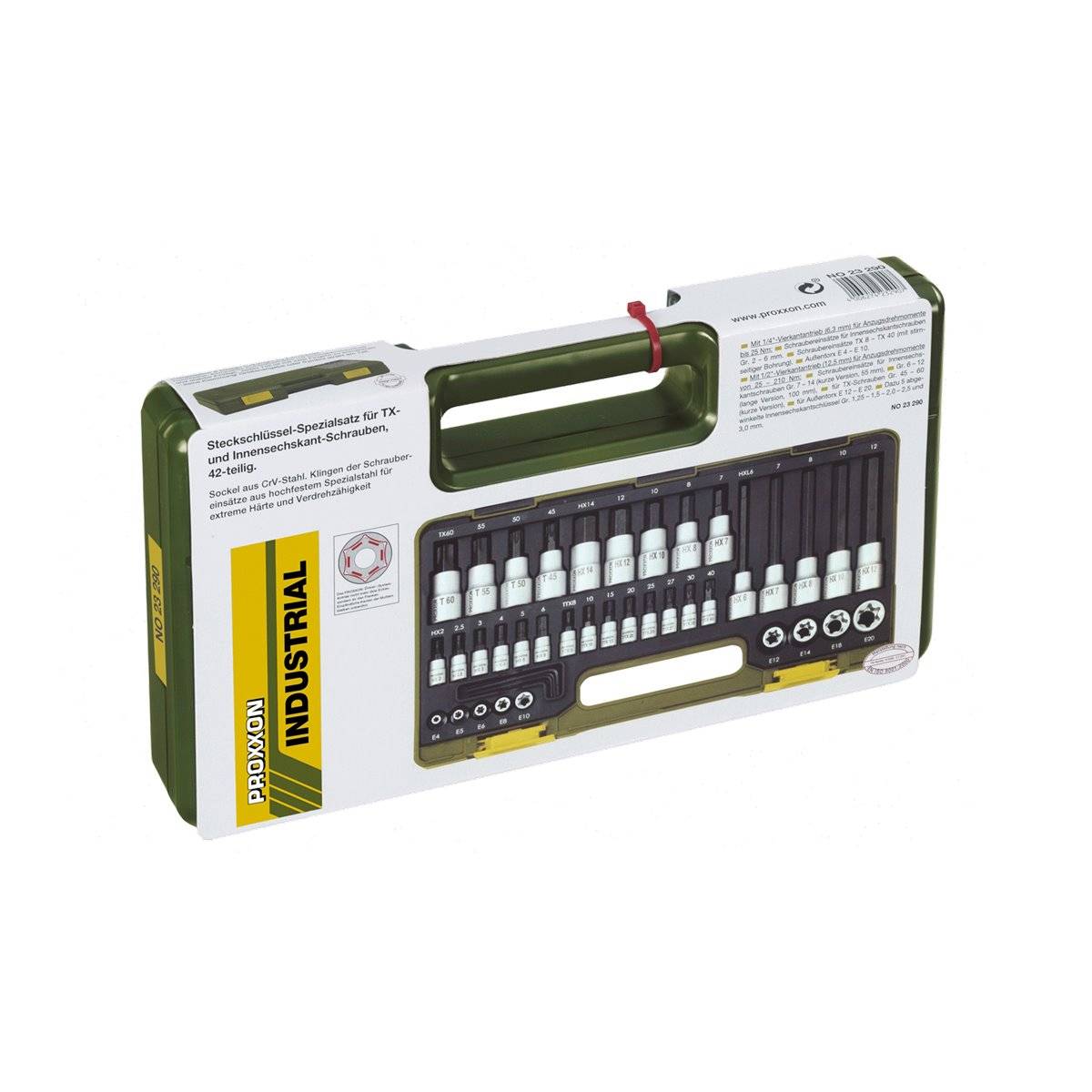Proxxon 23290 Innensechskant & TX-Satz 42-teilig