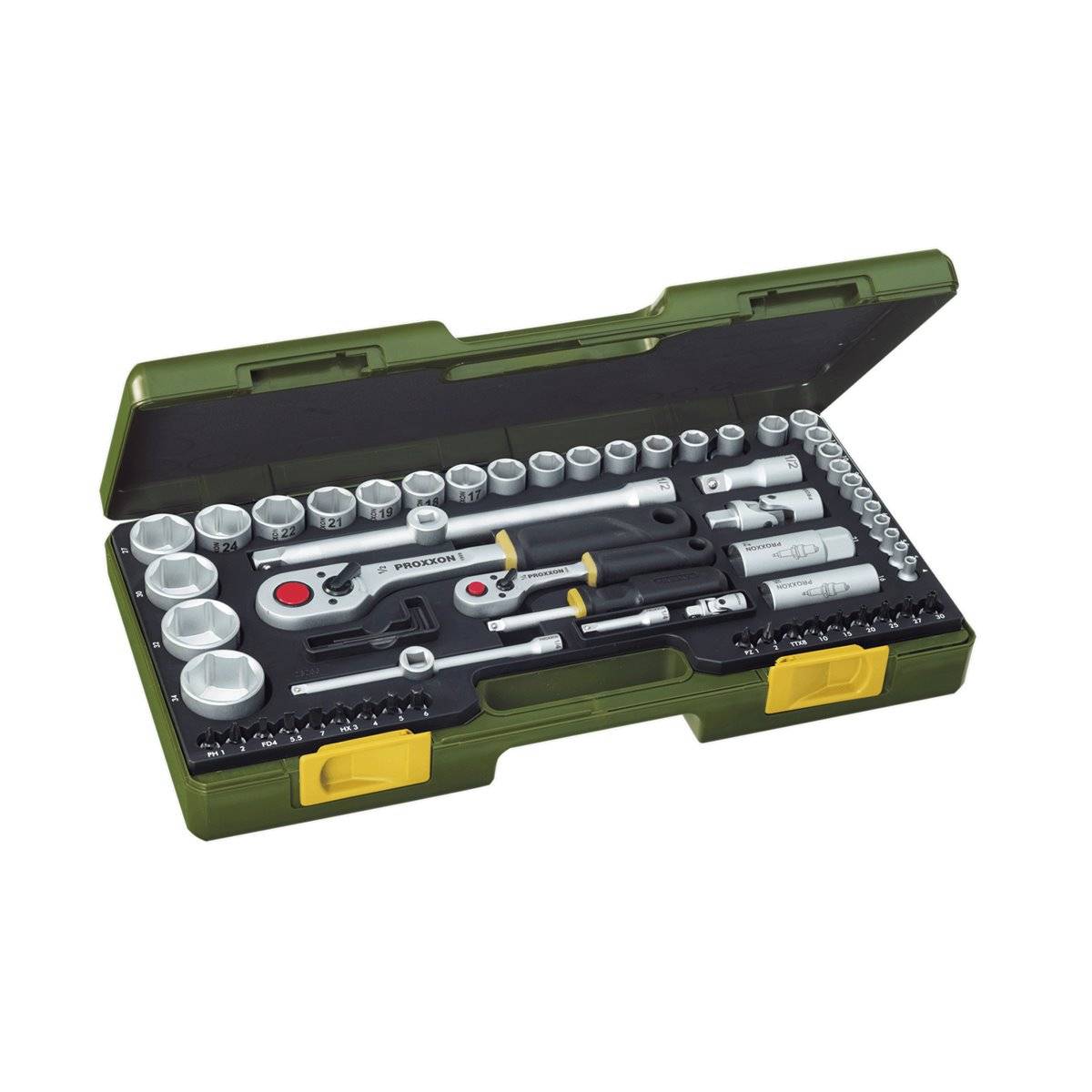 Proxxon 23286 Knarrenkasten 4-34 mm 65-teilig /2" (65-teilig)