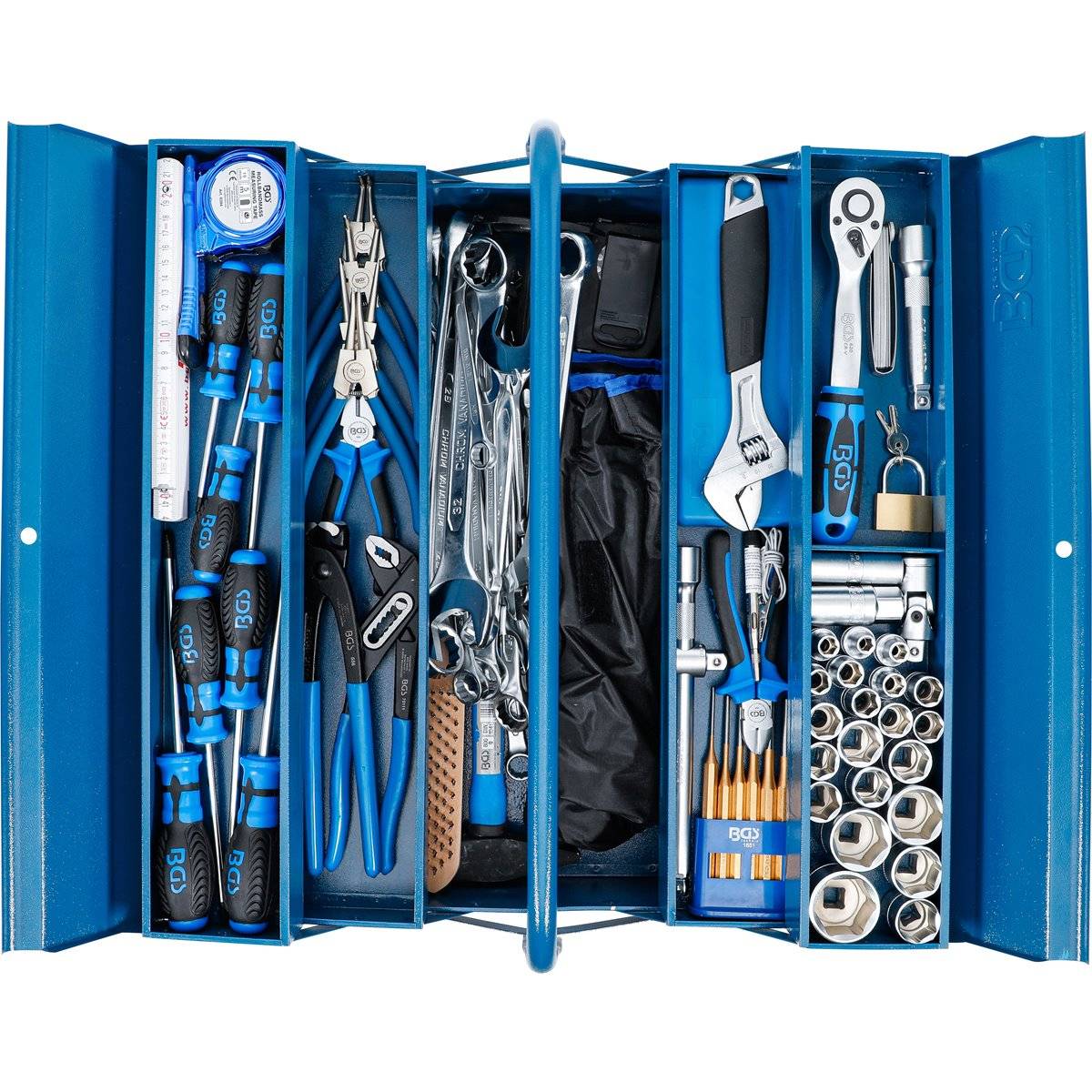 BGS 3340 Metall-Werkzeugkasten mit Werkzeug 137tlg