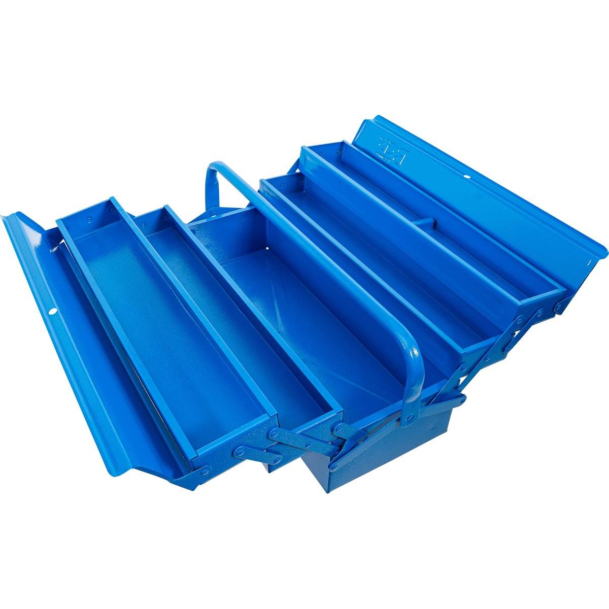 BGS 33002 Metall-Werkzeugkasten, leer, 530 x 200 x 200 mm, 5 Fächer