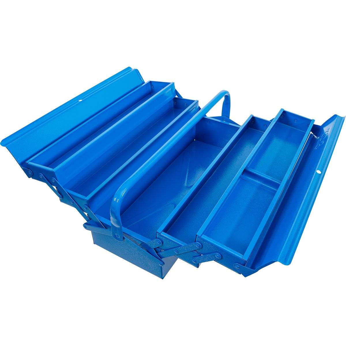 BGS 33002 Metall-Werkzeugkasten, leer, 530 x 200 x 200 mm, 5 Fächer