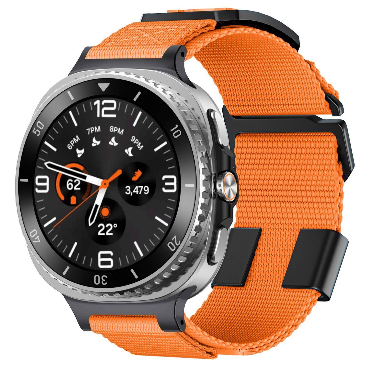 Geflochtenes Nylon Armband für Samsung Galaxy Watch 9 / 8 / 8 Classic Sport