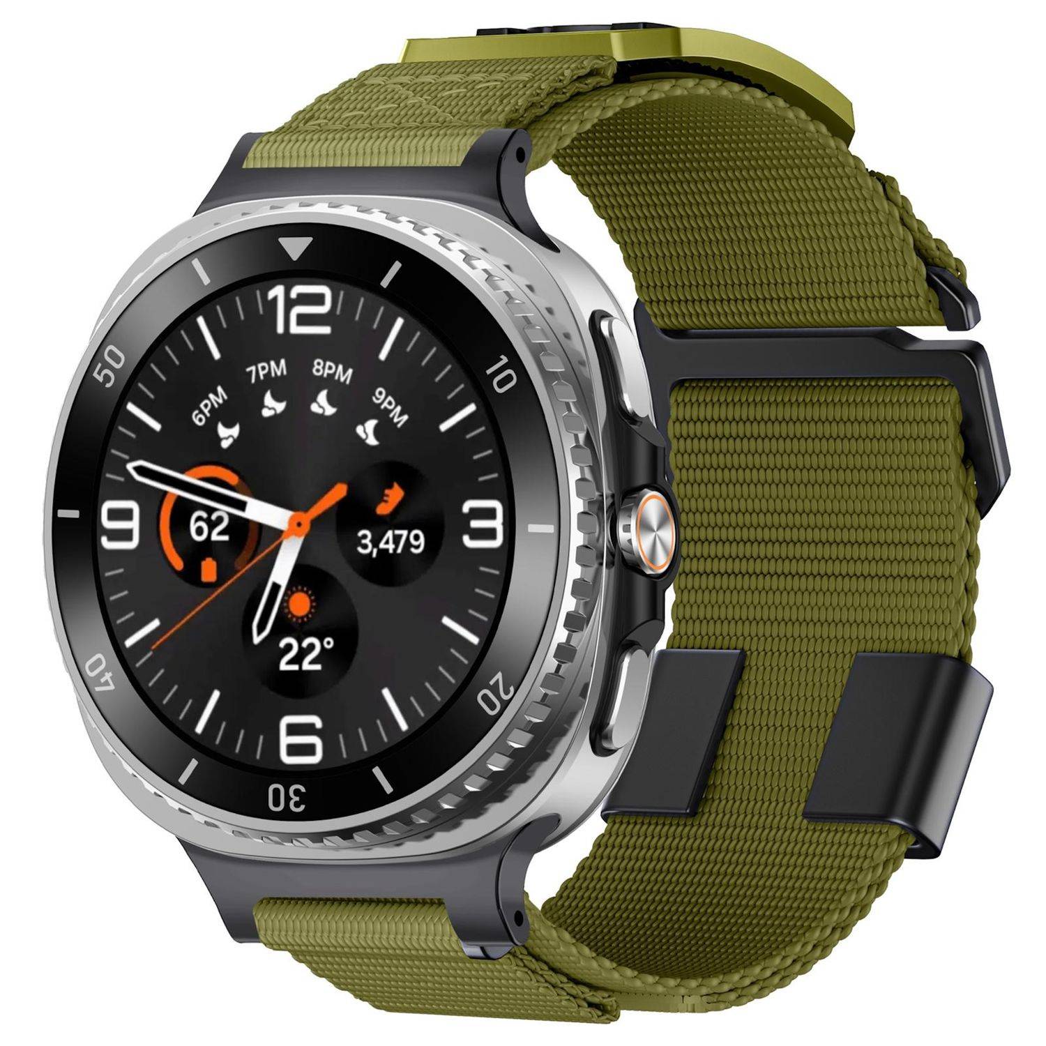 Geflochtenes Nylon Armband für Samsung Galaxy Watch 9 / 8 / 8 Classic Sport