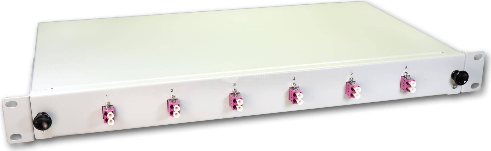 LWL Spleißbox 12 Fasern 6x DLC Multimode 50/OM4 Pigtail - Kabel - Netzwerk