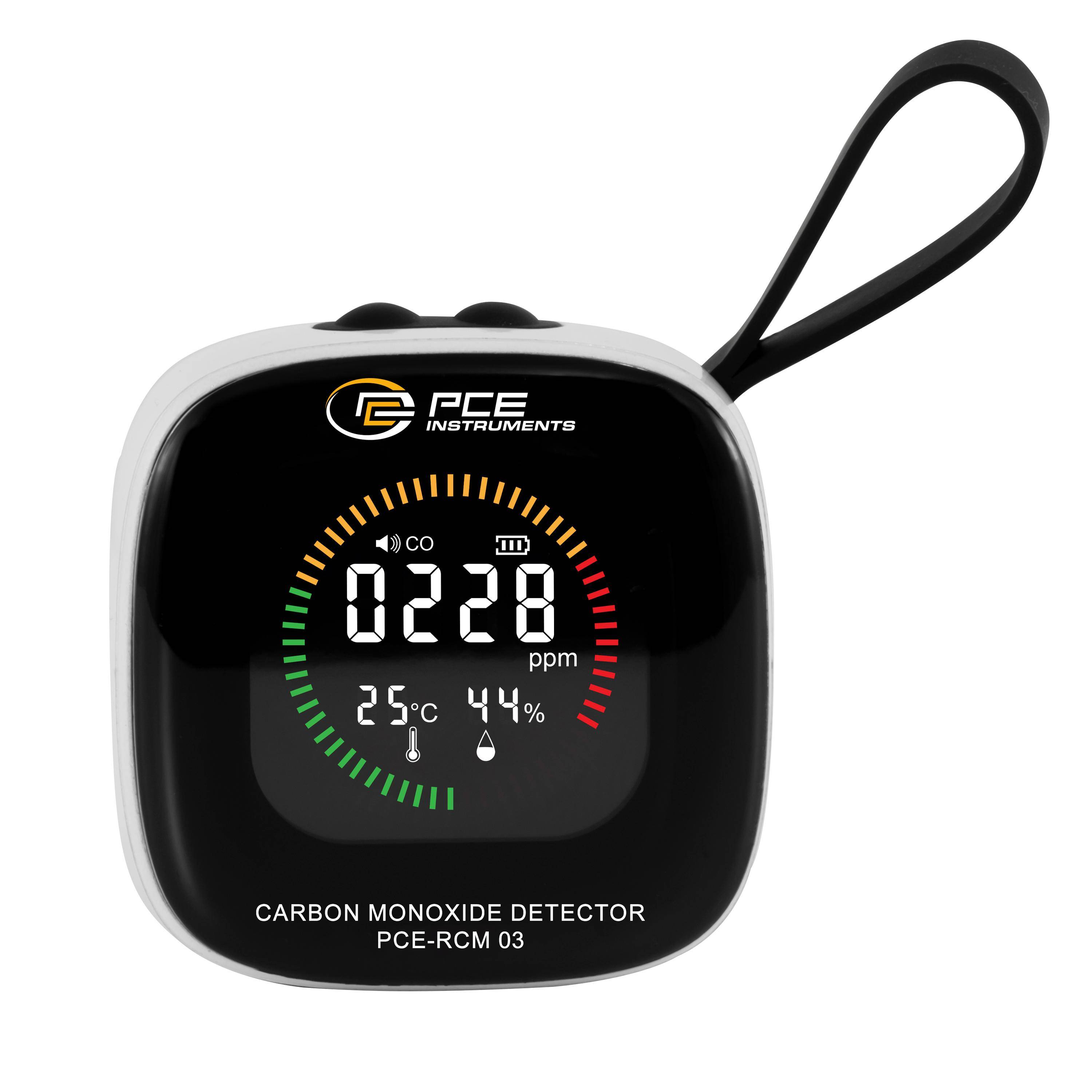 PCE Instruments Kohlendioxid-Messgerät PCE-RCM 03 CO2 mit Temperaturmessfunktion, mit USB-Schnittstelle