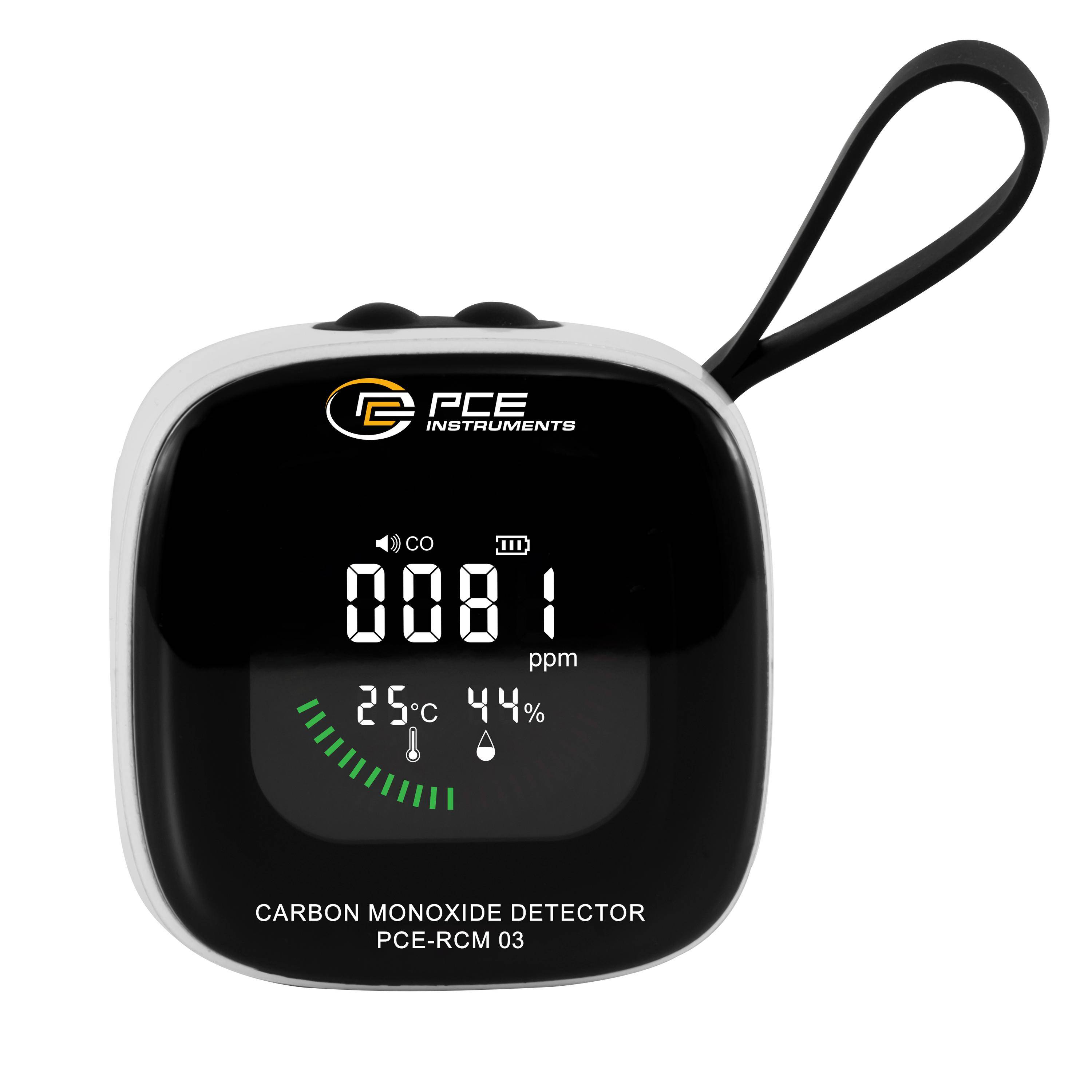 PCE Instruments Kohlendioxid-Messgerät PCE-RCM 03 CO2 mit Temperaturmessfunktion, mit USB-Schnittstelle