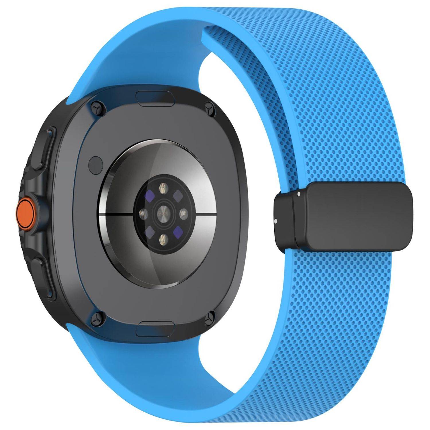 Silikon Armband für Samsung Galaxy Watch 9 / 8 / 8 Classic mit Magnetverschluss