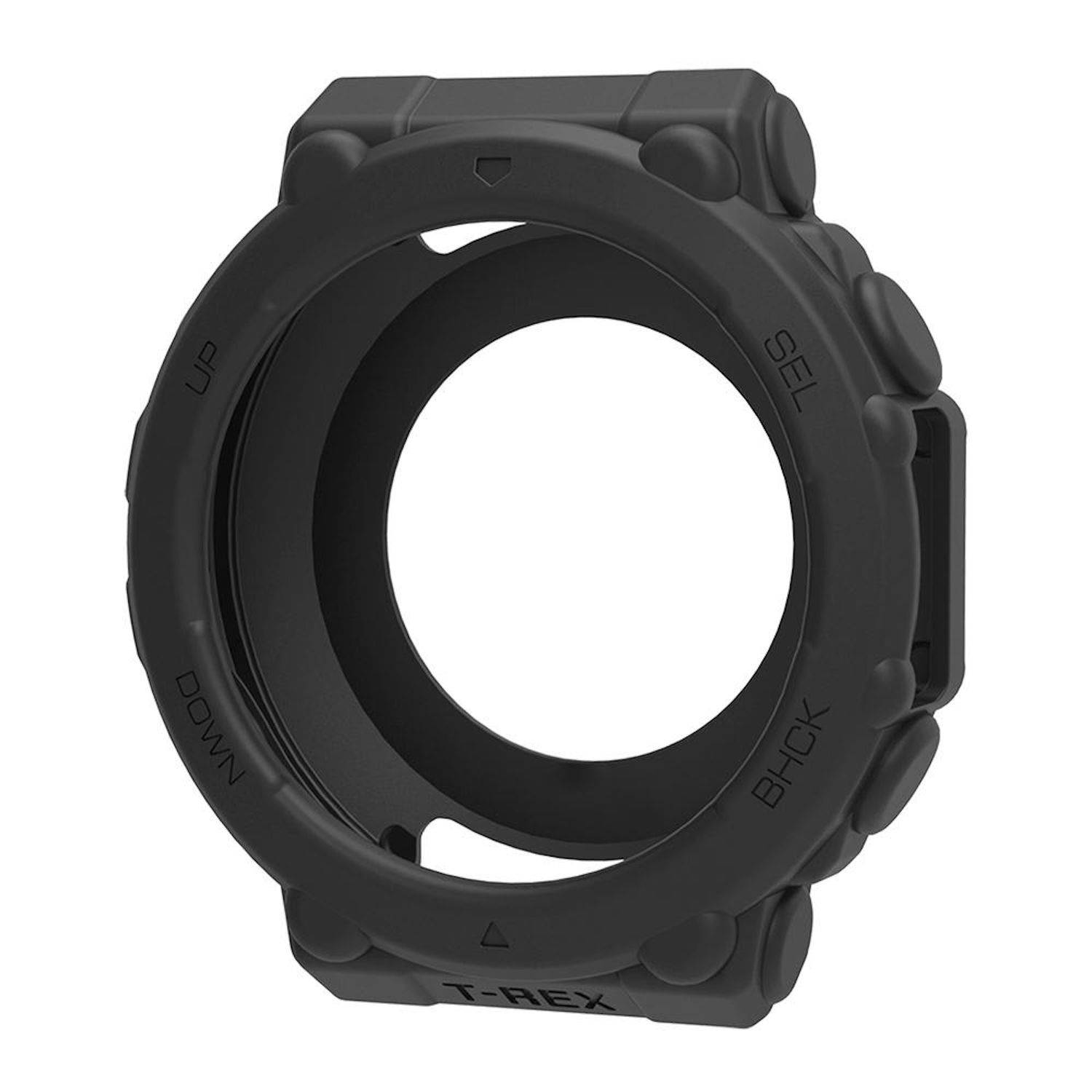 Für Amazfit T-Rex 2 Design Soft Silikon Smart Watch Schutz Gehäuse Hülle Schwarz