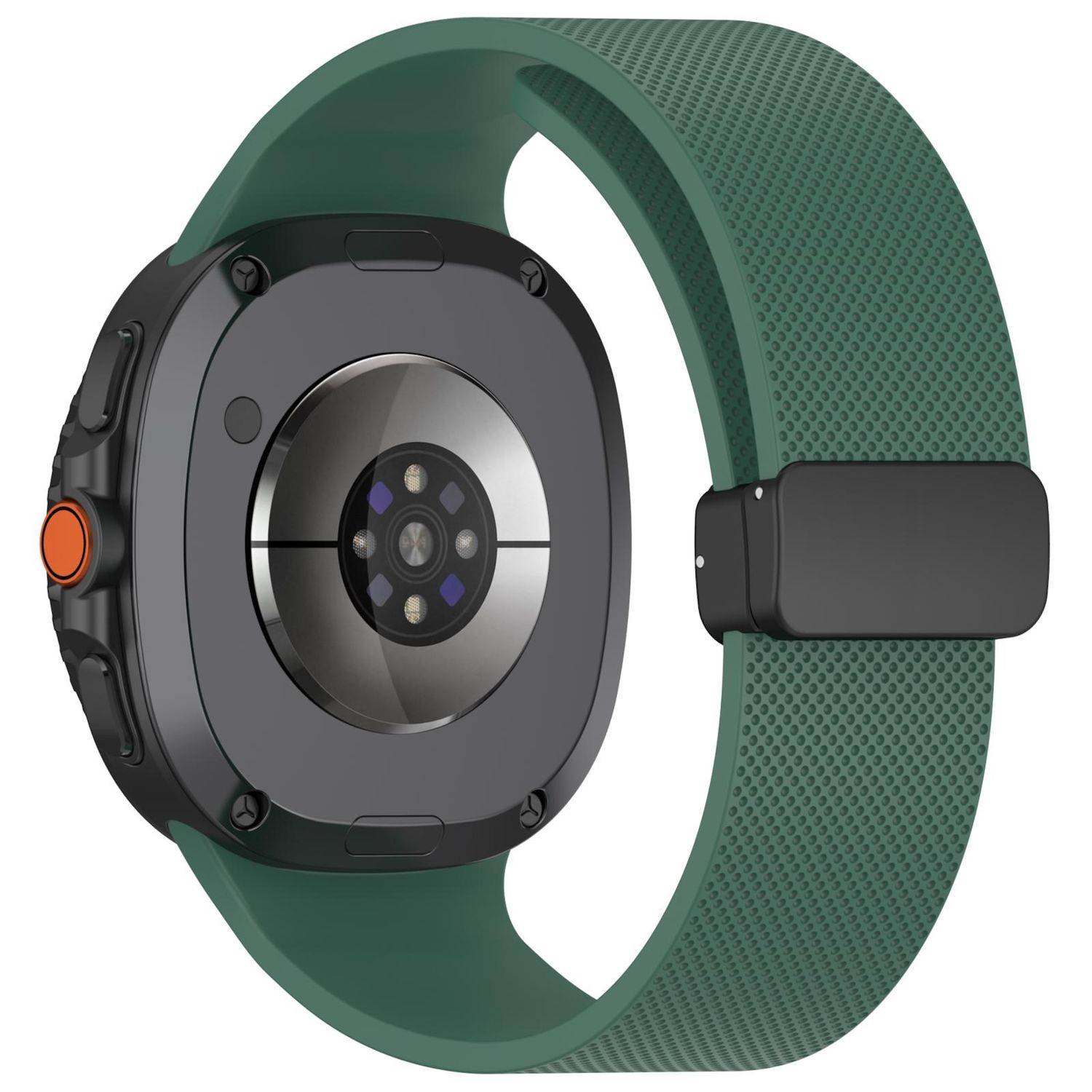 Silikon Armband für Samsung Galaxy Watch 9 / 8 / 8 Classic mit Magnetverschluss