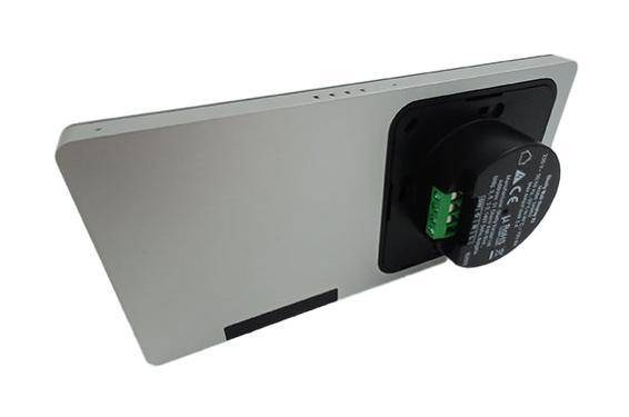 Shelly · Unterputz · Wall Display X2 Silver + Blu H&T Ivory · Android · WLAN · Silber