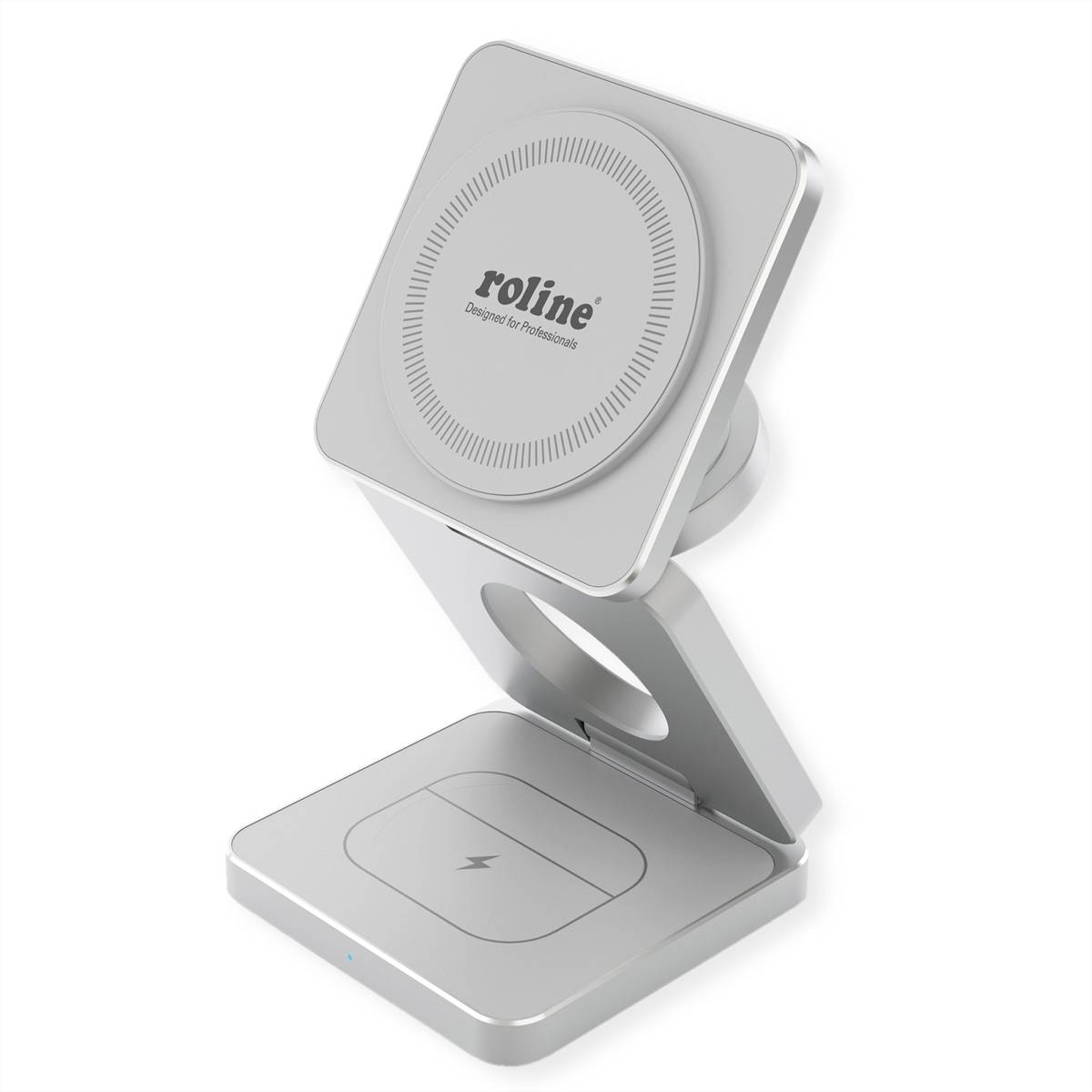 Roline 3-in-1 Induktions-Ladestation, faltbar, für Apple