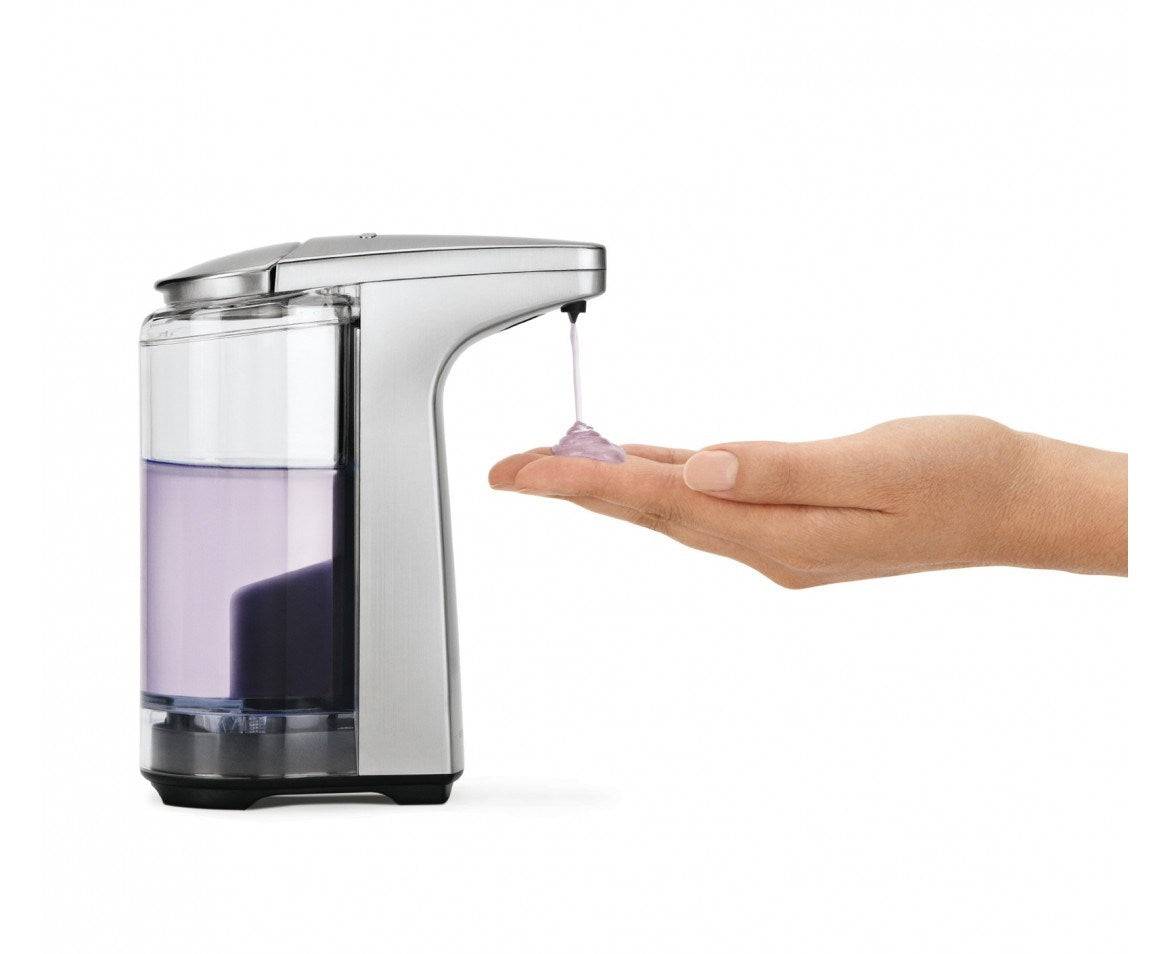 simplehuman batteriebetriebener Sensorspender, gebürsteter Nickel