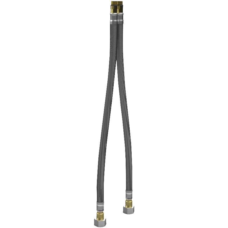 Delabie Flexible PEX-Schläuche M11x1 L.370, 2 Stück