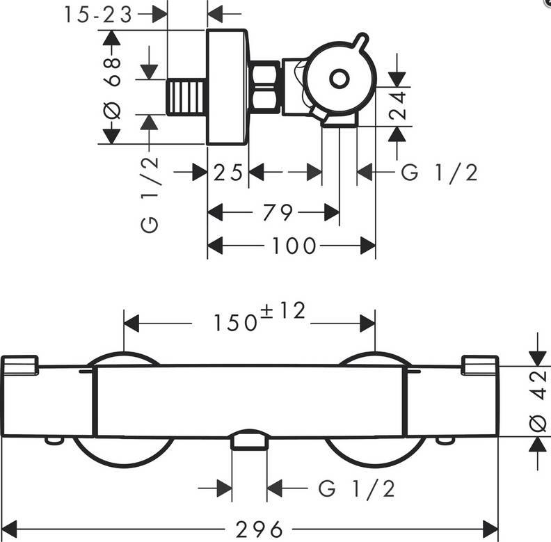 hansgrohe 760365, 1x -04011097799582