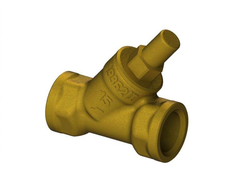 Schlösser Schrägsitz-Rückschlagvtl 1210 DN 15, Rp 1/2, Muffenanschluss