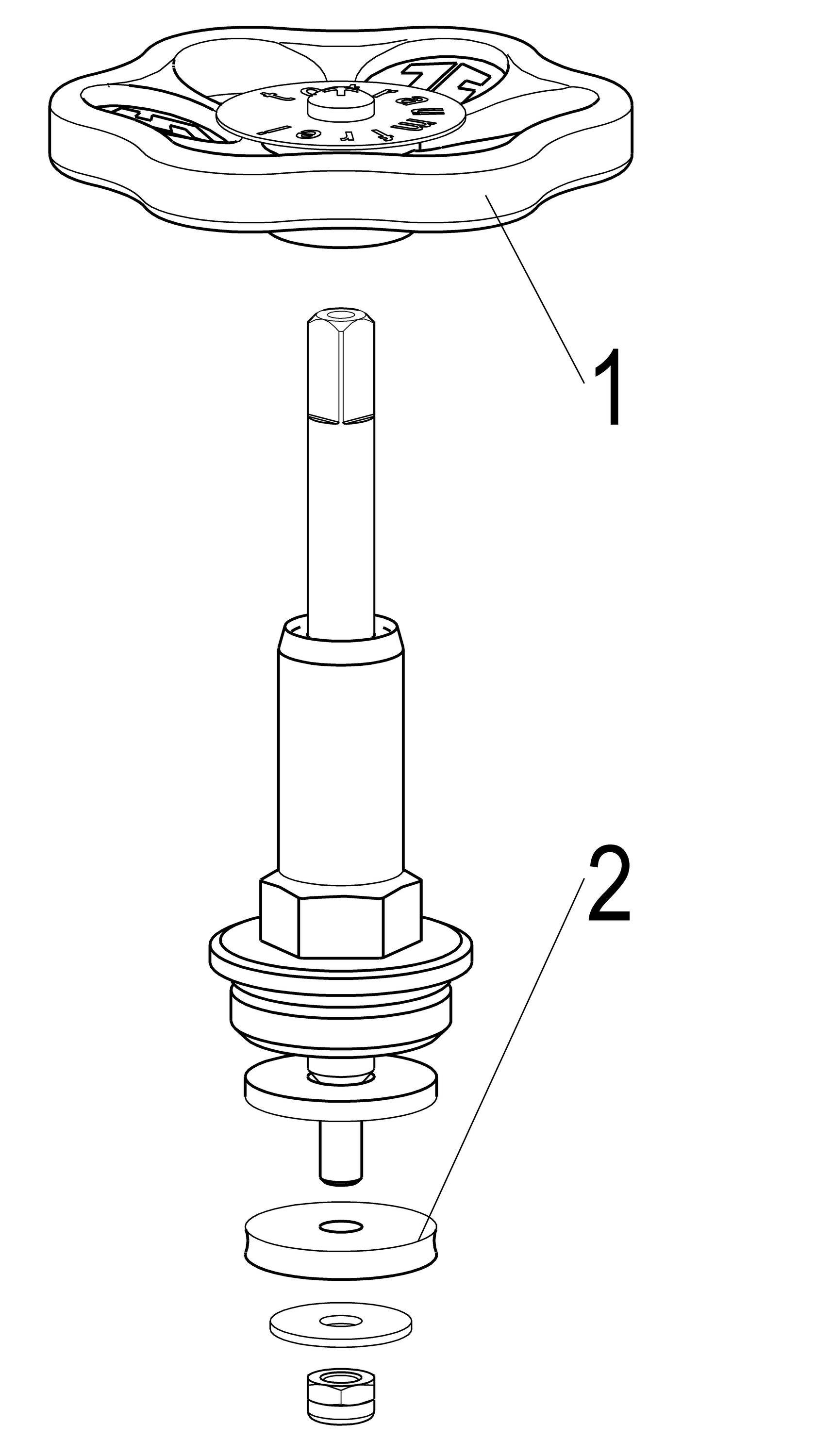Schlösser Armaturen JS FETTKAMMER-OT F.FREISTROMVENT. DIN3502,STEIG.SP.,DN20,3/4