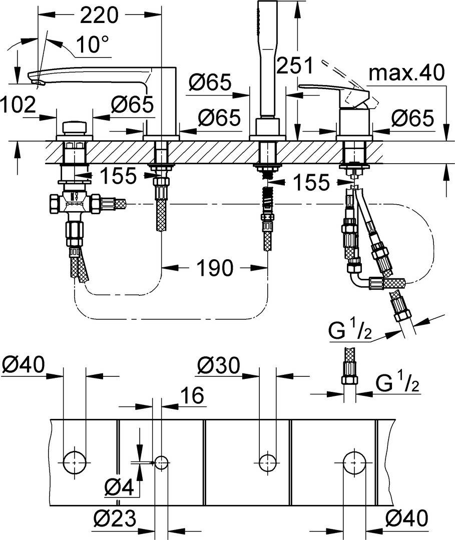 Grohe 760186, 1x -04005176429132