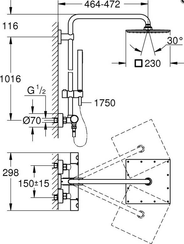 Grohe 760305, 1x -04005176310744