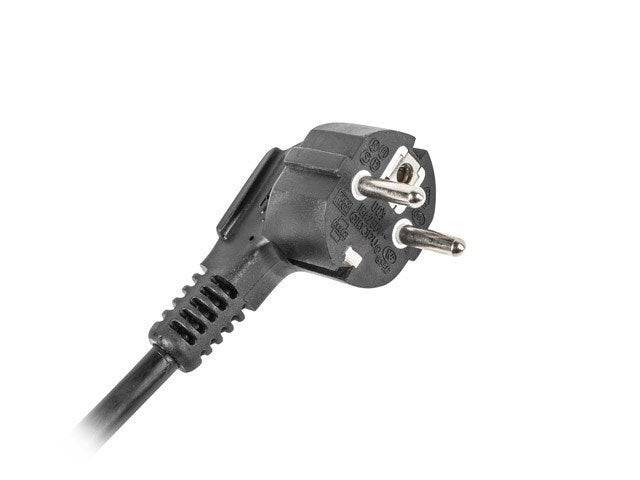 Lanberg PDU-09F-0300-BK, Standard, 1U, Horizontal, Aluminium, Kunststoff, Schwarz, Grau, 9 AC-Ausgänge