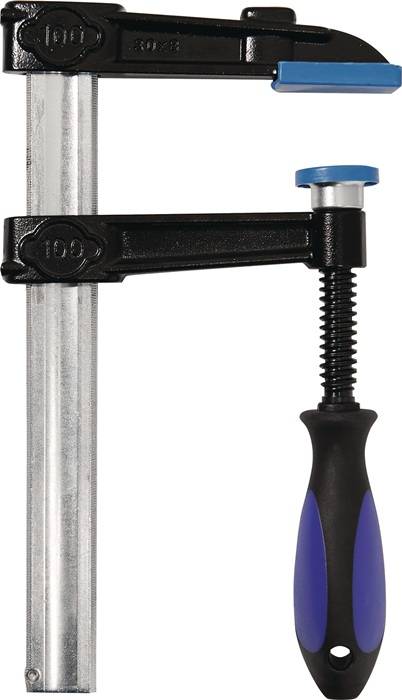 Temperguss-Schraubzwinge Spann-W.1500mm A.120mm 3K-Griff 35x11mm TECWERK