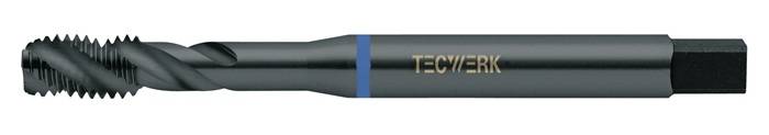 Maschinengewindebohrer DIN 371C VA M6x1mm HSS-Co nitr.u.vapor.6H TECWERK